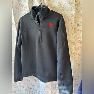 High Sierra Black Quarter-Zip Pullover with Winchester Logo